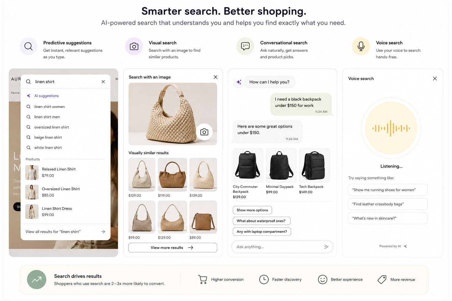 AI-powered and conversational search