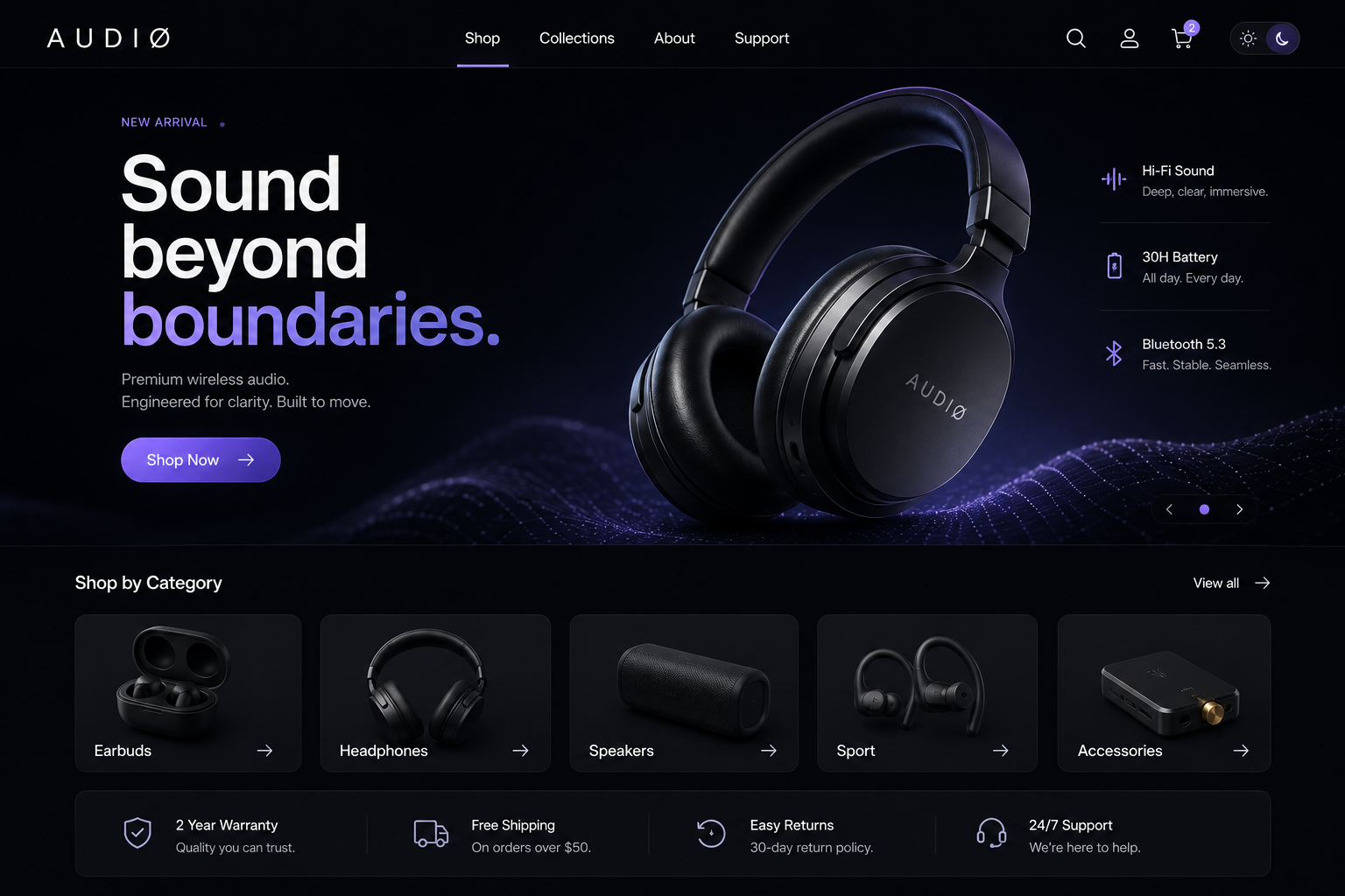 Dark mode