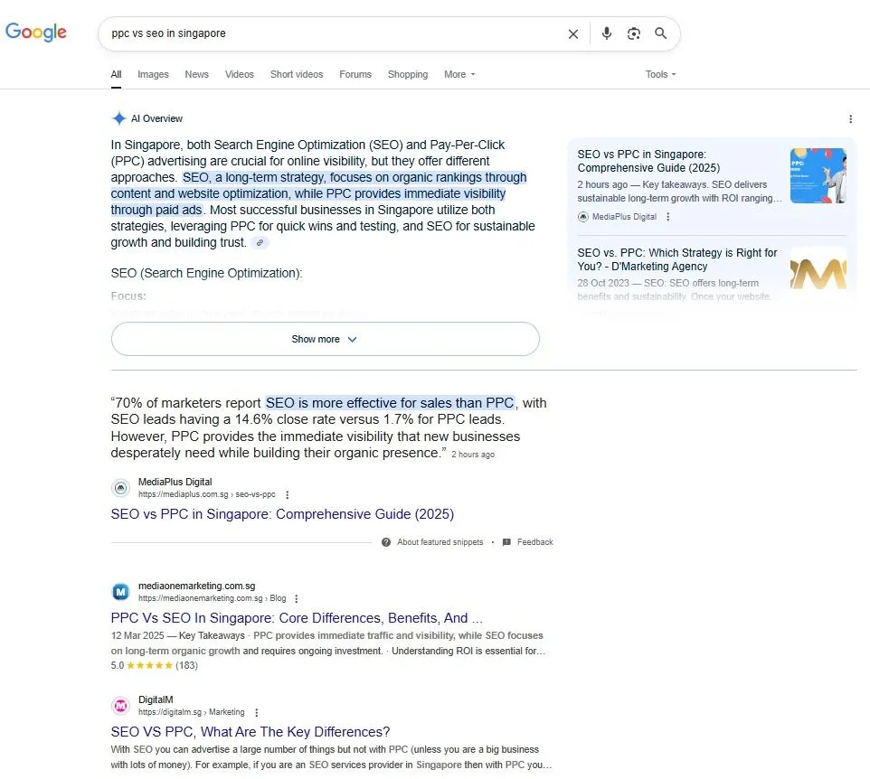 PPC vs SEO Triple Crown Achievement
