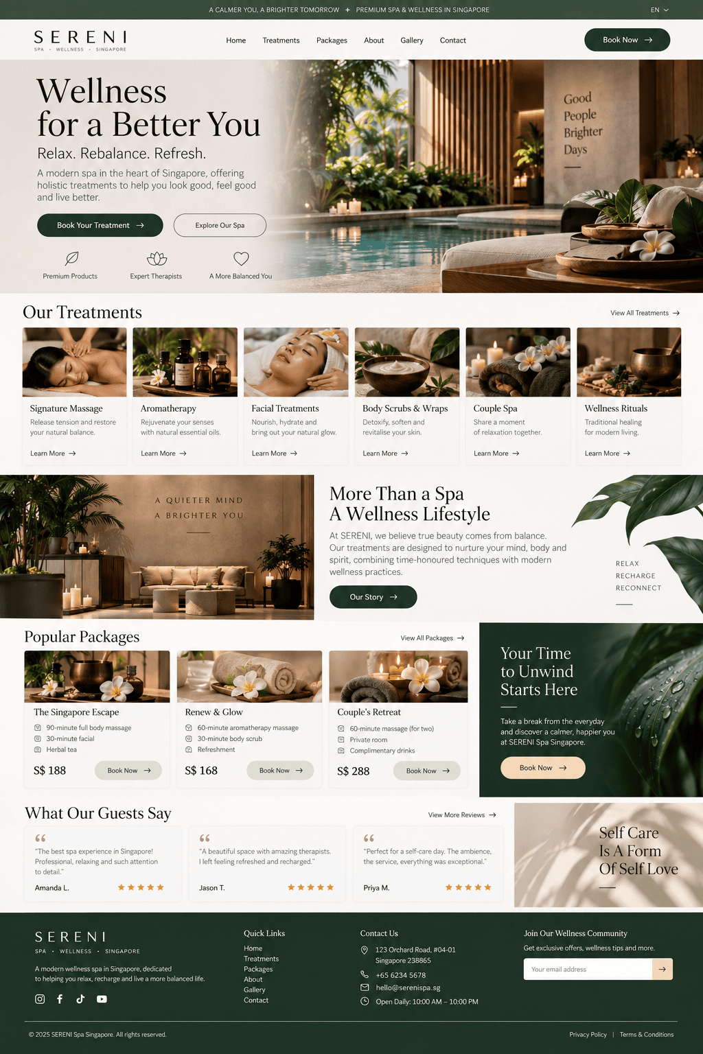 web spa singapore