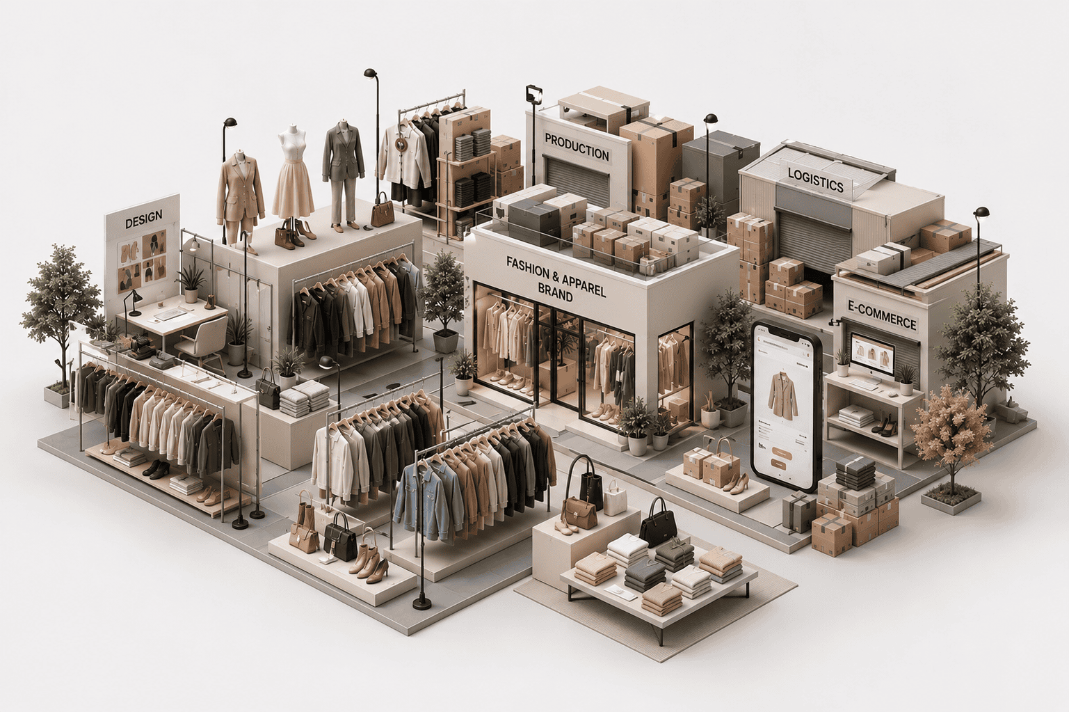 Wellness and balance retail space