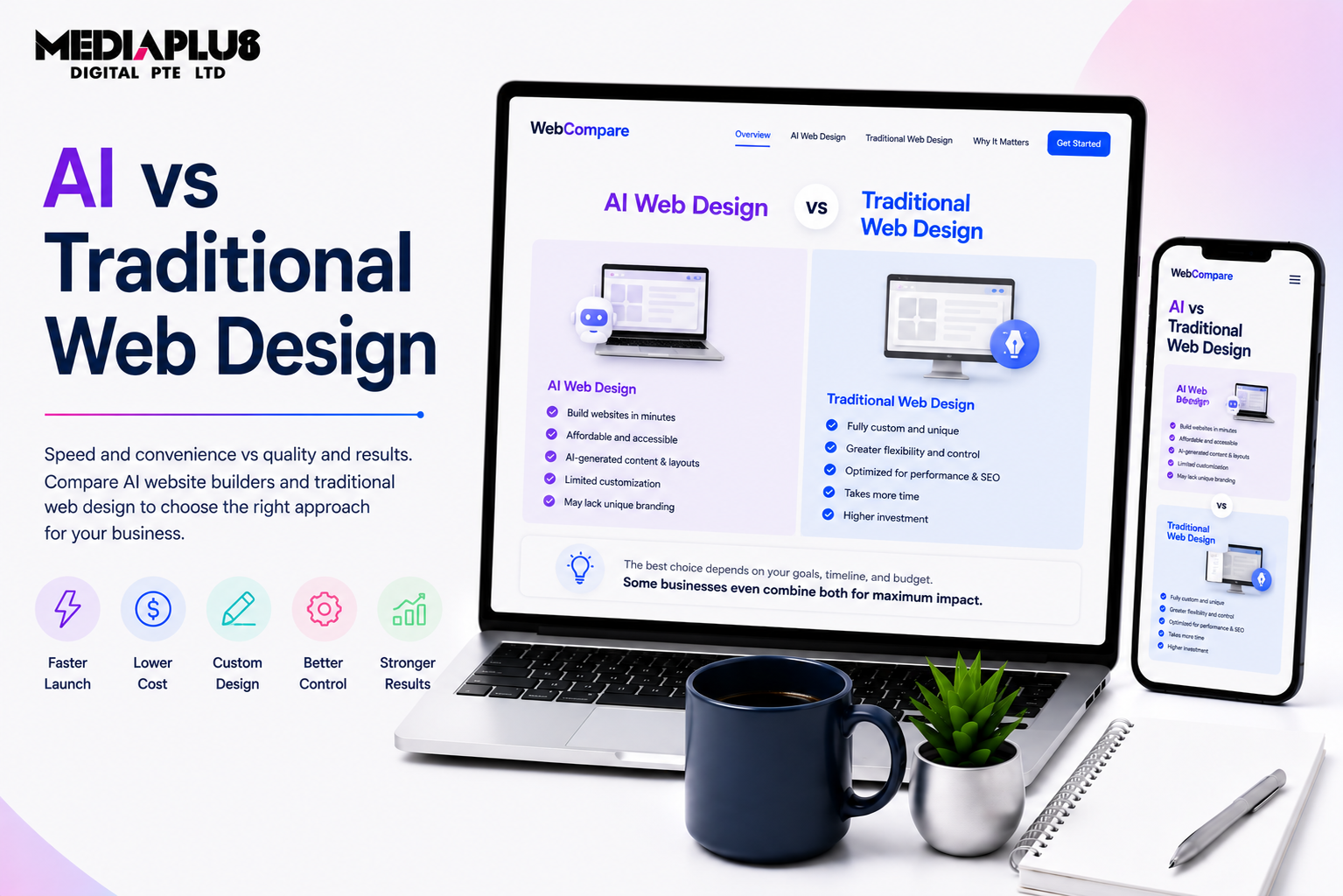 AI vs Traditional Web Design